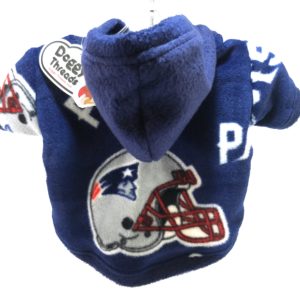 Dog Hoodie – New England Patriots Sports Fleece Fabric
