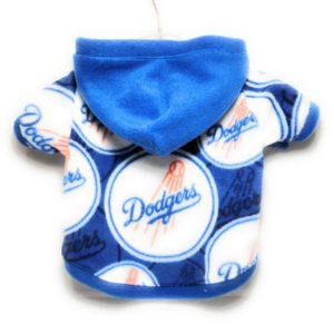 Dog Hoodie – LA Dodgers Sports Fleece Fabric