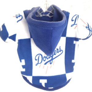 Dog Hoodie – LA Dodgers Sports Fleece Fabric