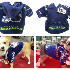 Dog Hoodie – Seattle Seahawks Sports Fleece Fabric