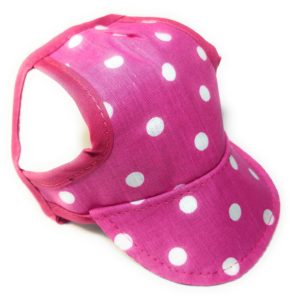 Dog Hat – Polka Dot Pink
