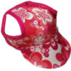 New Pink Flower Dog Hat