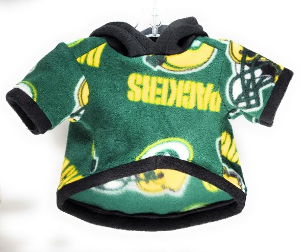 Packers Dog Hoodie Front View