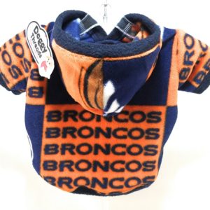 Dog Hoodie – Denver Broncos Sports Fleece Fabric