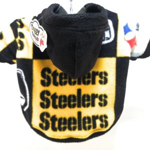 Dog Hoodie – Pittsburgh Steelers Sports Fleece Fabric